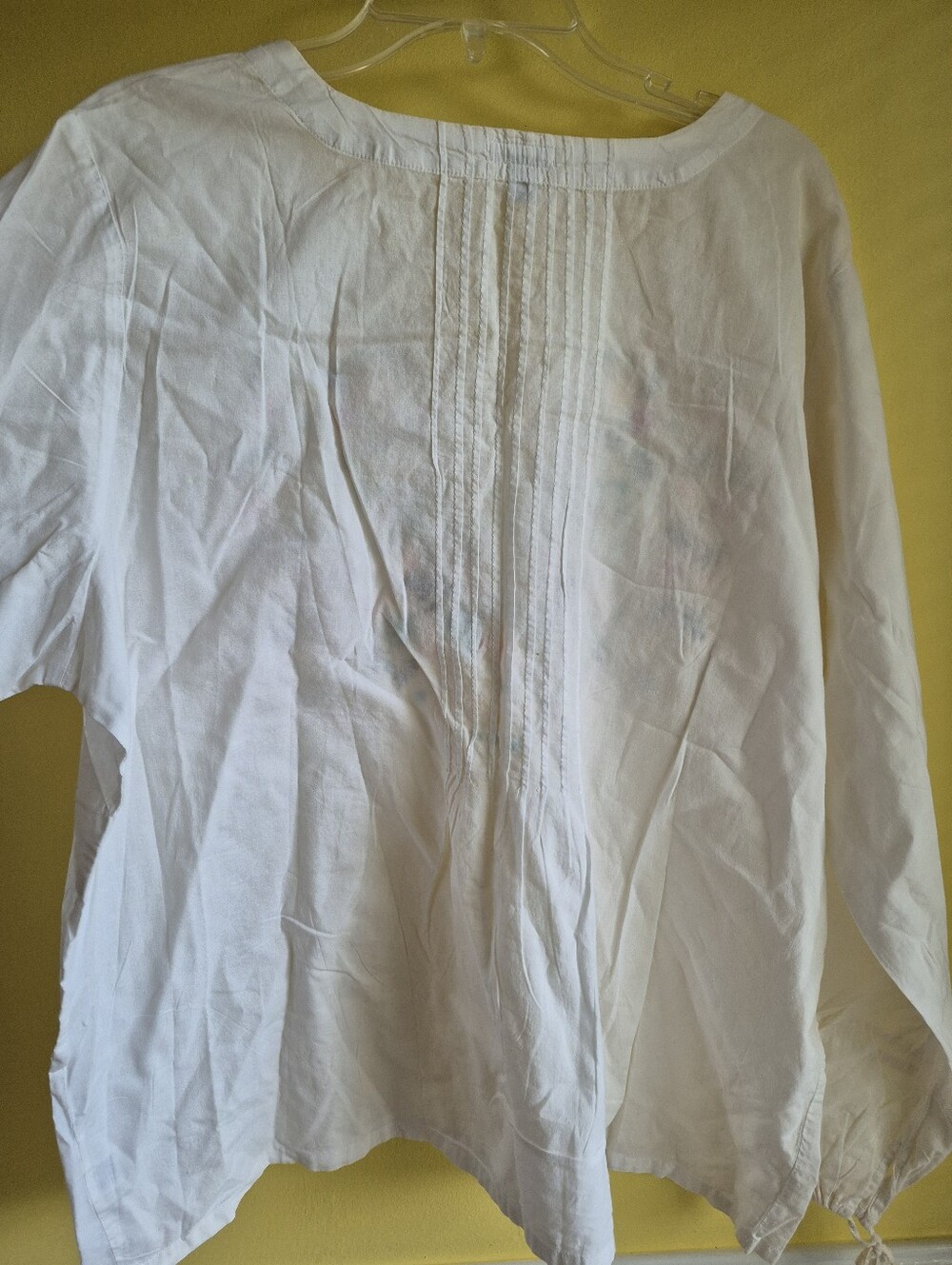 Y2k 2x Relativity Floral Emroidered Semi Sheer Top - Picture 5 of 7
